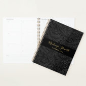 Black Floral Pattern 2026 Planner (Display)
