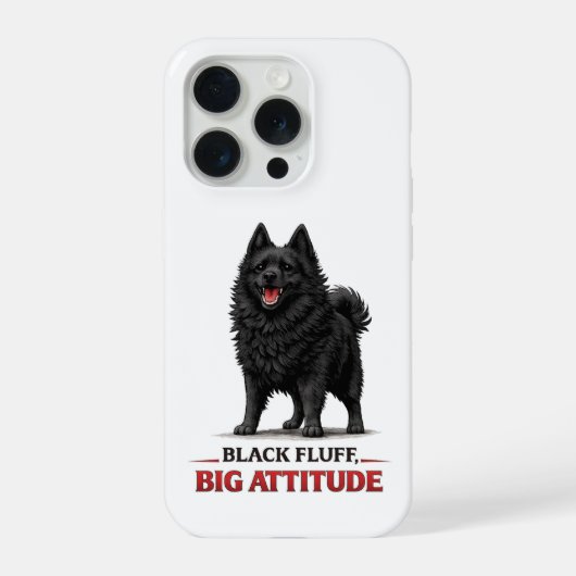 Black Fluff, Big Attitude Schipperke (Verso)