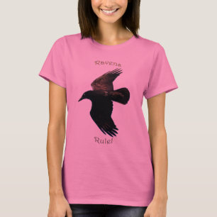 BLACK FLYING RAVEN SHIRT