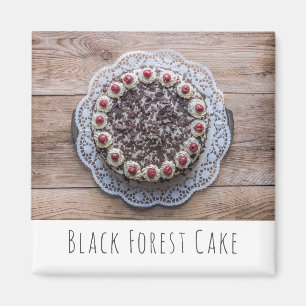 Black Forest Cake Gateau voor snoepmakers Magneet