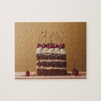 Black Forest Cake Germany Tasty Food Photo Legpuzzel