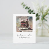 Black Forest Cake Kaart (Staand voorkant)