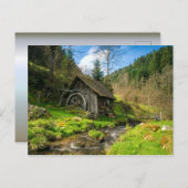 Black Forest Grist Mill Duitsland Briefkaart (Voorkant / Achterkant)