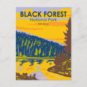 Black Forest National Park Duitsland Briefkaart