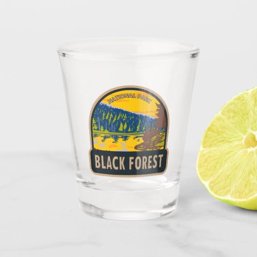 Black Forest National Park Duitsland  Shot Glas (Voorkant)