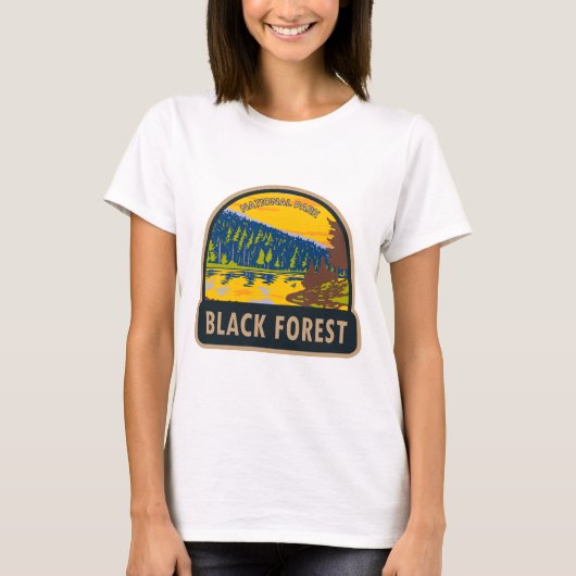 Black Forest National Park Duitsland  T-shirt (Voorkant)