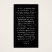 Black Forever in Our Hearts Memorial Kaart (Achterkant)