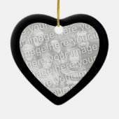 Black Framed Heart Ornament (Achterkant)
