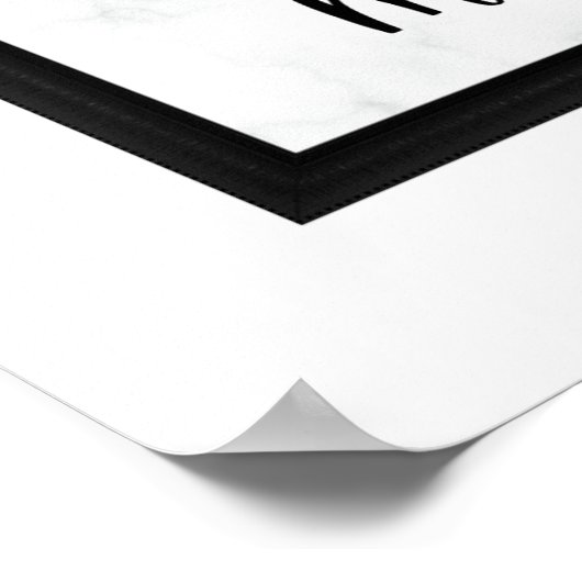 Black Framed Herbs Poster (Hoek)