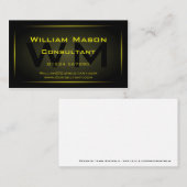 Black Framed Monogram Professional - Visitekaartje (Voorkant / Achterkant)