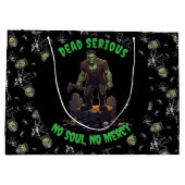 🖤 Black Frankenstein Halloween Sac cadeau 💀 🎃 (Dos)