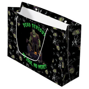 🖤 Black Frankenstein Halloween Sac cadeau 💀 🎃