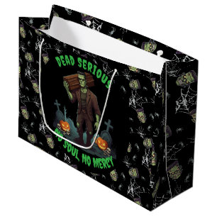 🖤 Black Frankenstein Halloween Sac cadeau 💀 🎃