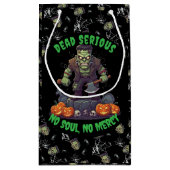 🖤 Black Frankenstein Halloween Sac cadeau (Dos)