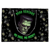 🖤 Black Frankenstein Halloween Sac cadeau 💀 🎃 (Dos)