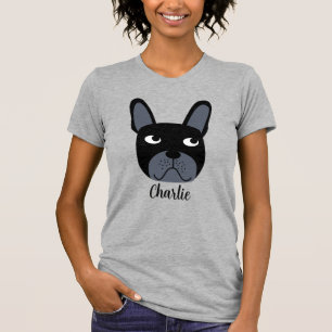 Black French Bulldog Personalized T-Shirt