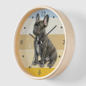 Black French Bulldog Retro Sunset (Hoek)