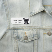 Black French Bulldog Veterinarian    Naamplaatje (In situ)