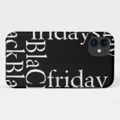 Black Friday Design Case-Mate iPhone Case (Achterkant (horizontaal))