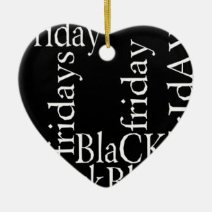 Black Friday Design Keramisch Ornament