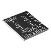 Black Friday Design Notitieblok (Schuin)