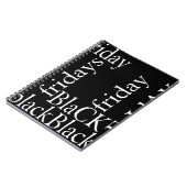 Black Friday Design Notitieboek (Linkerzijde)