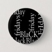 Black Friday Design Ronde Button 5,7 Cm (Voorkant)