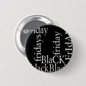 Black Friday Design Ronde Button 5,7 Cm (Voorkant /achterkant)
