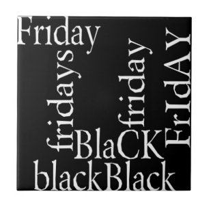 Black Friday Design Tegeltje