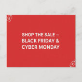 Black Friday en Cyber Monday: Briefkaart (Voorkant)