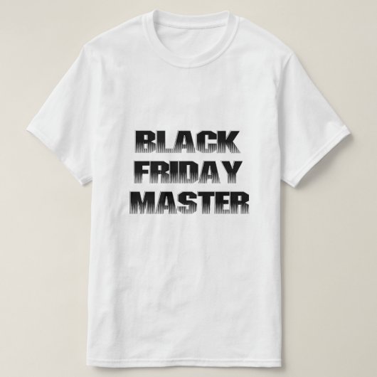 Black Friday Master T-shirt (Design voorkant)