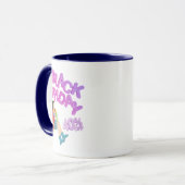 Black Friday Mok - Blauwe & Witte Koffiekop | 40% (Voorkant links)
