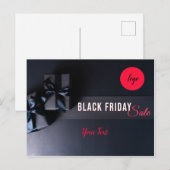 Black Friday Promoties Briefkaart (Voorkant / Achterkant)