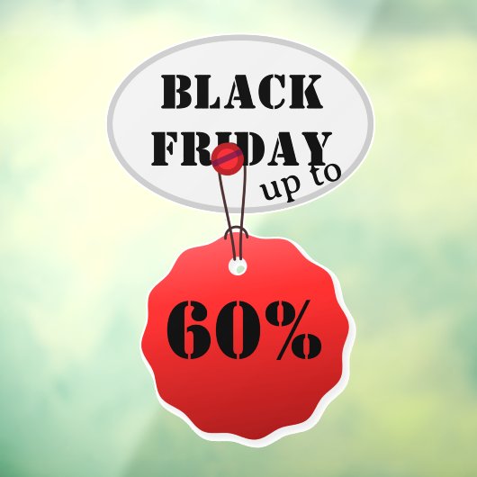Black Friday Raamsticker (Vel 3)