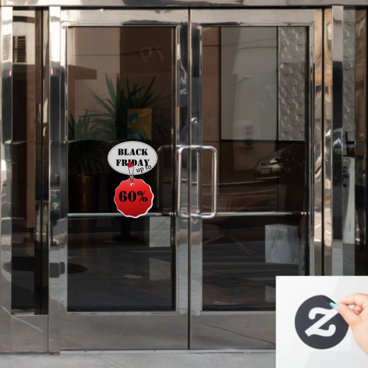 Black Friday Raamsticker (Kantoordeur)