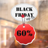 Black Friday Raamsticker (Vel 2)