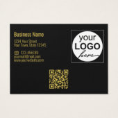 Black Friday Sale Classic Bow QR Code Carte de réd (Dos)