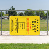 Black Friday Sale op gele banner (Insitu)