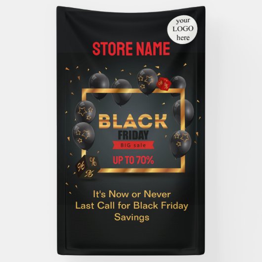 Black Friday  Spandoek (Verticaal)