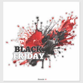 Black Friday splash Sticker