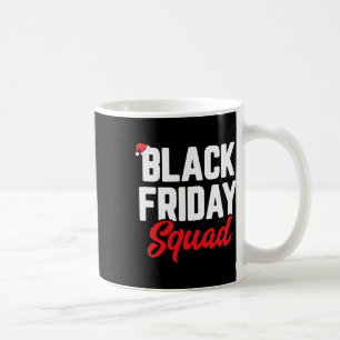 Black friday squad shopping team familie grappige koffiemok