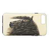 Black Friesian Draft Horse Case-Mate iPhone Case (Achterkant (Horizontaal))