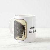 Black Friesian Draft Horse Koffiemok (Voorkant links)