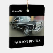 Black Fury Classic Car Keramisch Ornament (Rechts)