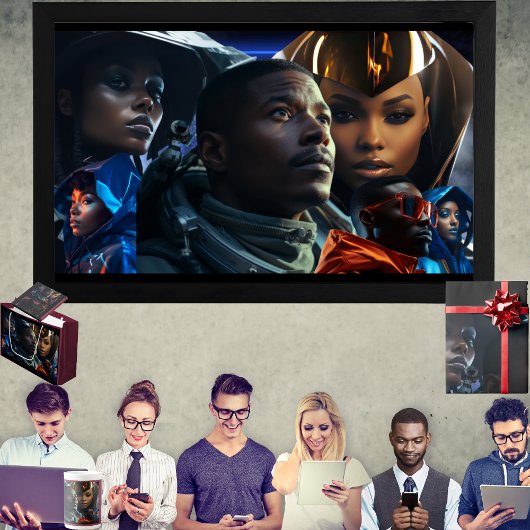 Black Future-Poster Cadeaupapier