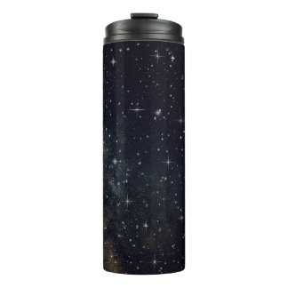 Black Galaxy Sterrennacht Thermal Tumbler Thermosbeker