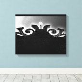 Black Gate Uitzicht Canvas Afdruk (Insitu (Houten vloer))