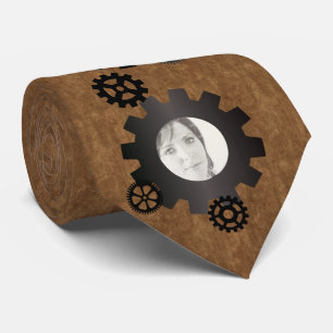 Black Gears Photo Stropdas