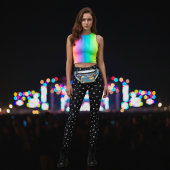 Black Geometric Pattern Leggings