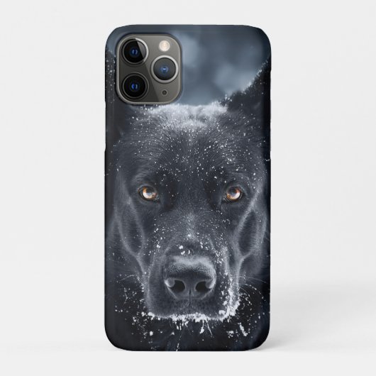 Black German Shepherd Case-Mate iPhone Case (Achterkant)